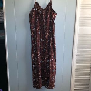 NWOT floral corset dress